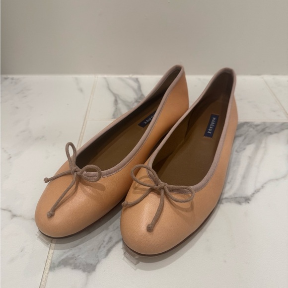 New Margaux NY Ballet Pink Nappa Leather Ballet Flats in size 40M - Picture 3 of 11